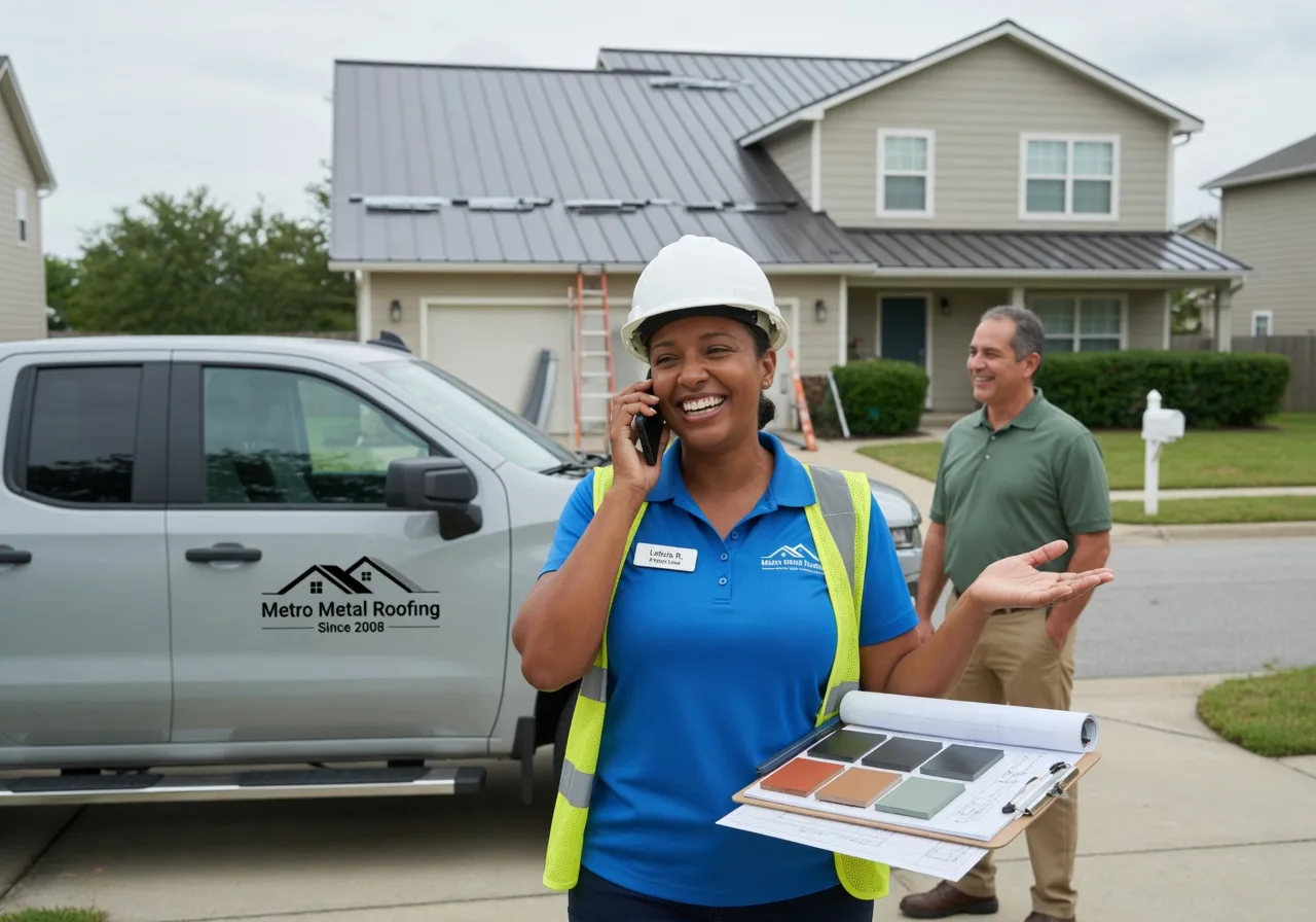 Storm Damage Metal Roof Repair in Maysville, GA